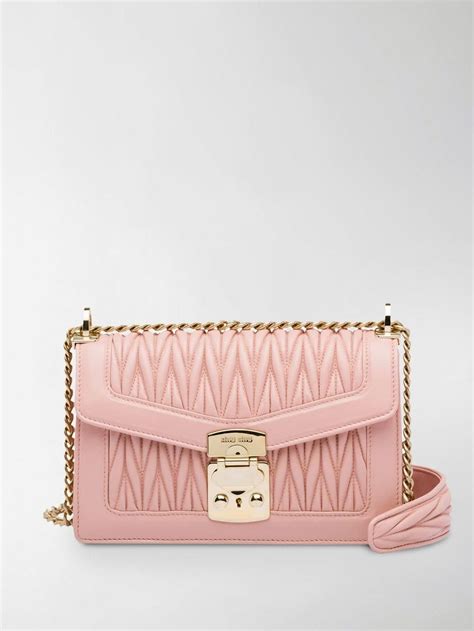 miu miu confidential crystal|Miu confidential leather handbag Miu Miu Pink in Leather.